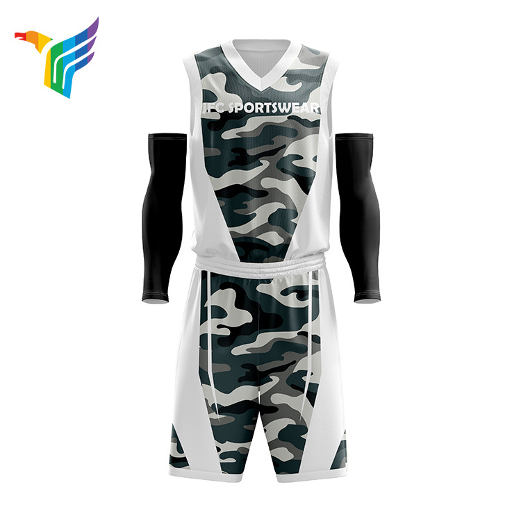 Guangzhou Factory Custom Sublimation basketball jersey with shorts