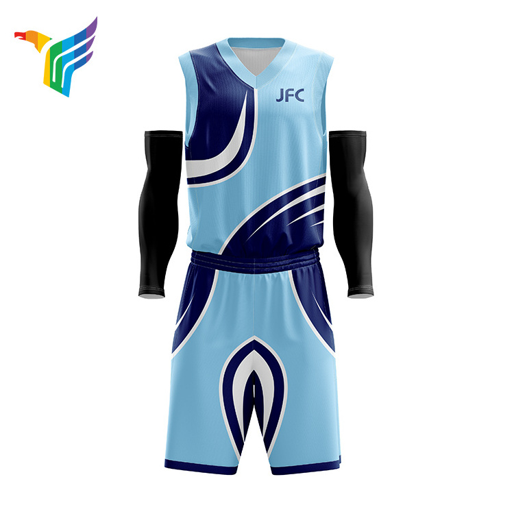 japan basketball jersey blue design