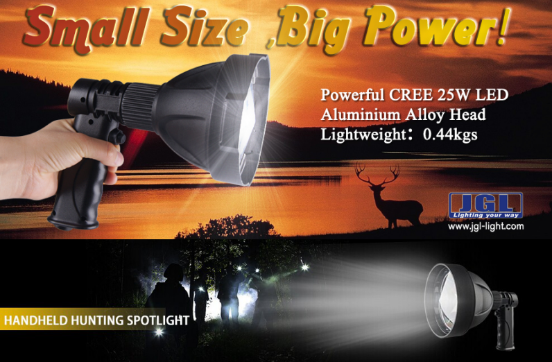 New Outdoor powerful marine searchlight led handheld spotlight searchlight for hunting