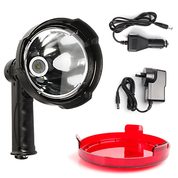 rechargeable led spotlight lantern 2000 lumens Super Brightness marine searchlight