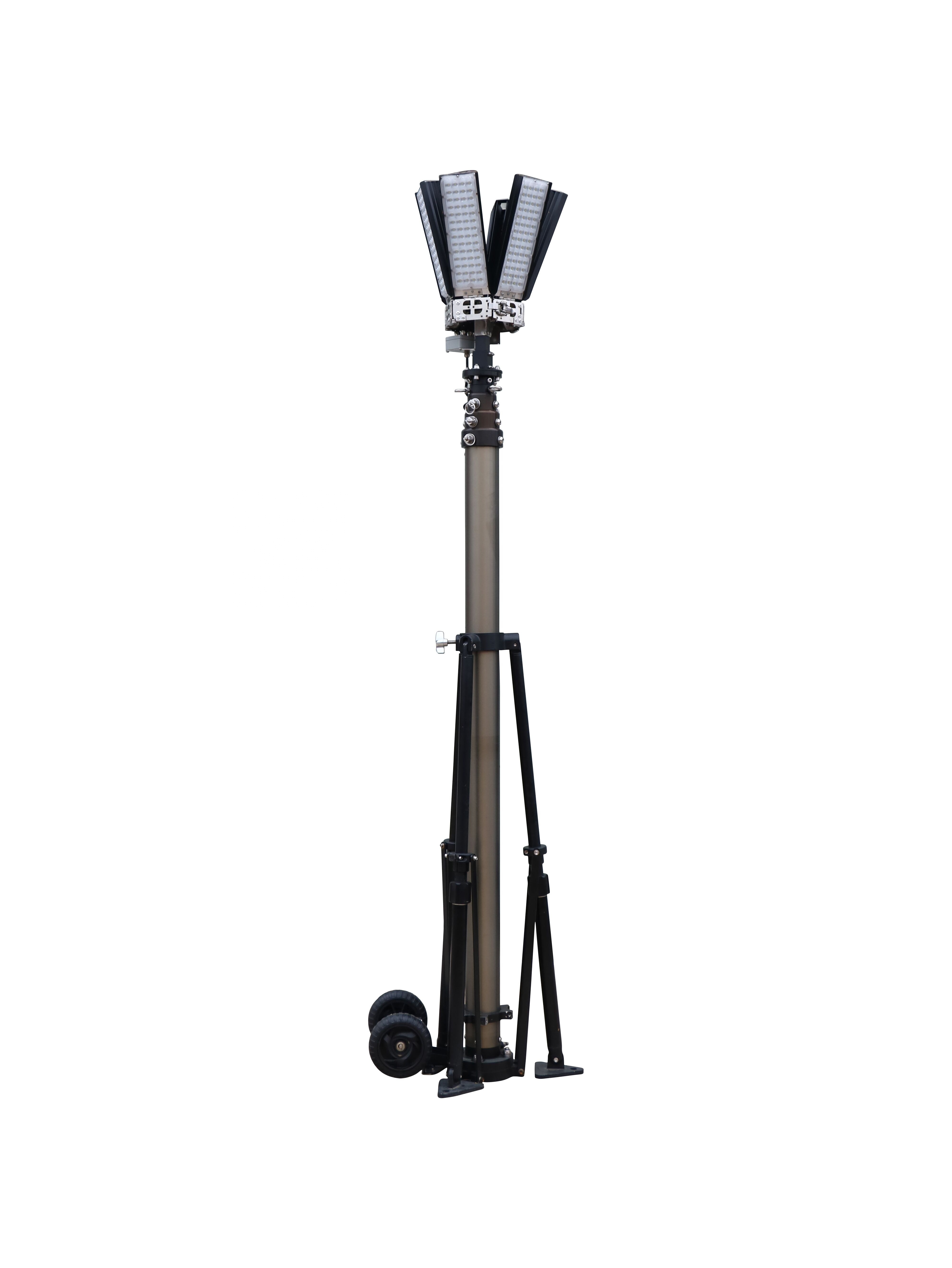 Powerful Construction 600W Portable Telescopic Light Tower Electric Light Tower