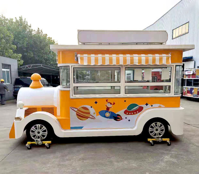 Wholesale Custom Outdoor Cheap Mobile Food Trucks Food Trailer Ice Cream Food Cart