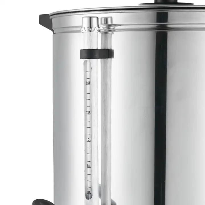 15L Portable Stainless Steel Electric Large Capacity Drinking Water Boiler Hot Water Urn For Coffee Shop