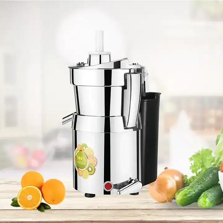 Restaurant Electric Carrot Ginger Cold Press Juicer Extractor Machine Commercial Stainless Steel Juicer