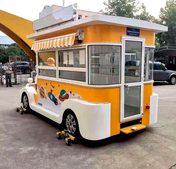 Wholesale Custom Outdoor Cheap Mobile Food Trucks Food Trailer Ice Cream Food Cart