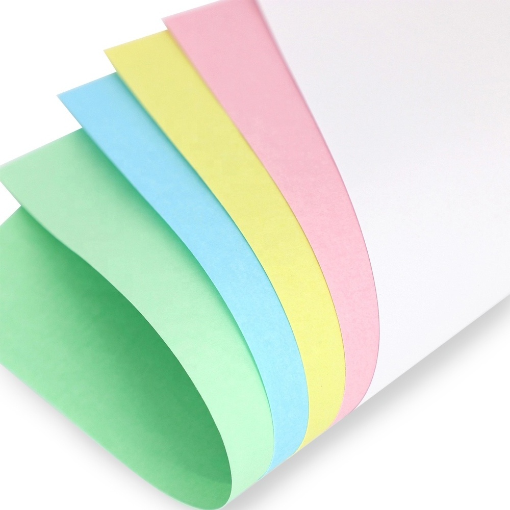 Clear Blue Or Black Image 3 Ply Carbonless Paper 3 Layers Carbonless Paper Carbonless Paper For Receipt Printing