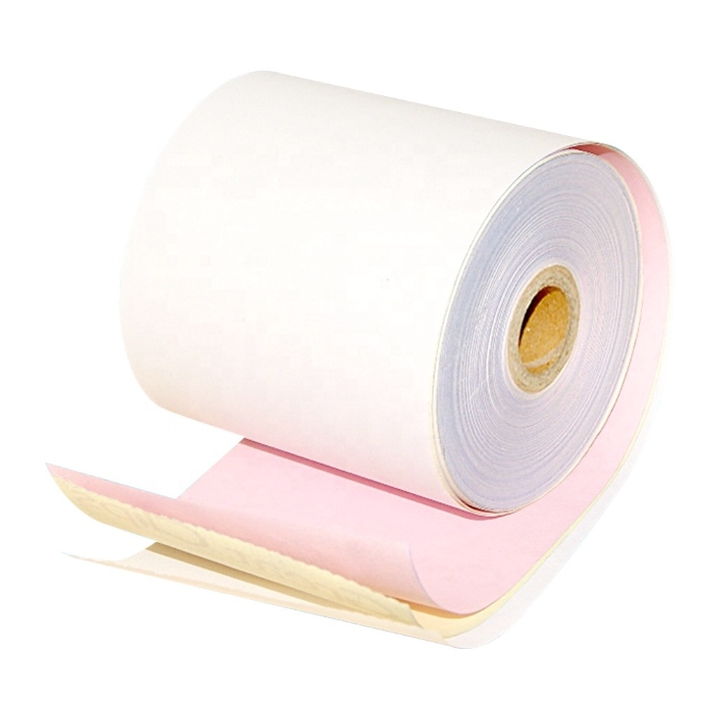 Clear Blue Or Black Image 3 Ply Carbonless Paper 3 Layers Carbonless Paper Carbonless Paper For Receipt Printing