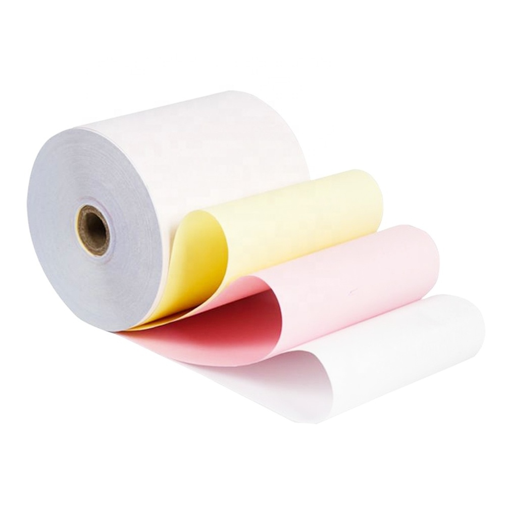 Clear Blue Or Black Image 3 Ply Carbonless Paper 3 Layers Carbonless Paper Carbonless Paper For Receipt Printing