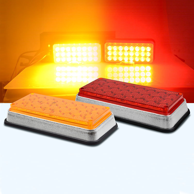 12v/24v Construction Truck Trailer Rescue Fire Rescue Strobe Light Super Bright Led Warning Flashing Lights