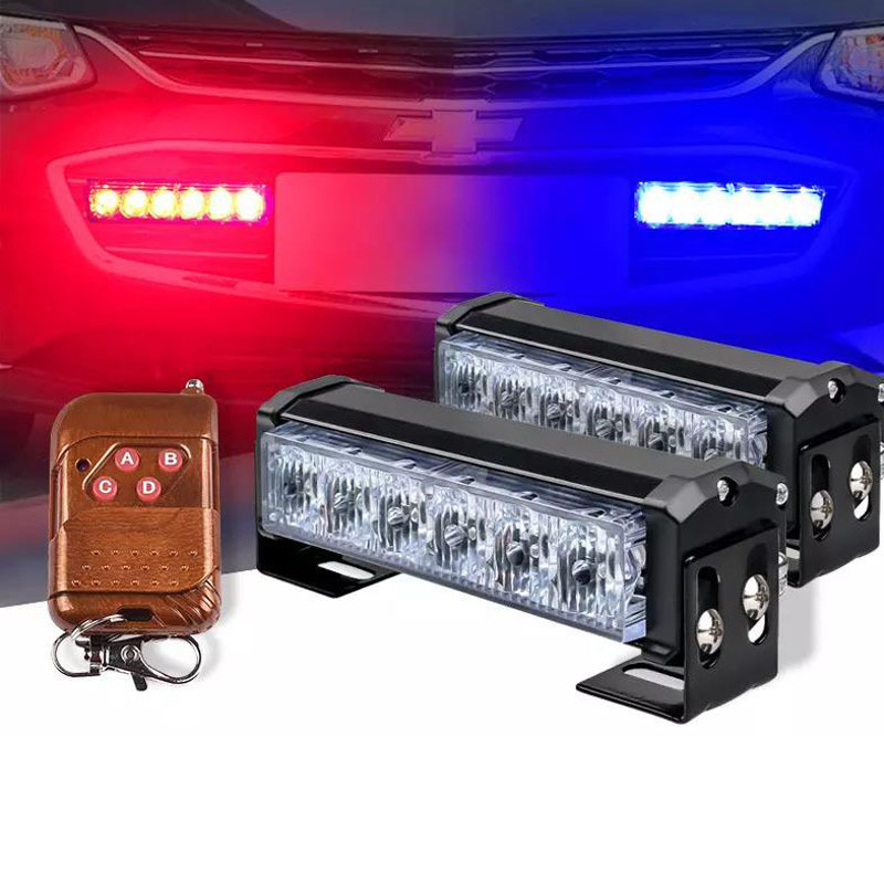 12V 24V 6/12W Super Bright Vehicle Ambulance Emergency Flashing Led Daily Running Lights