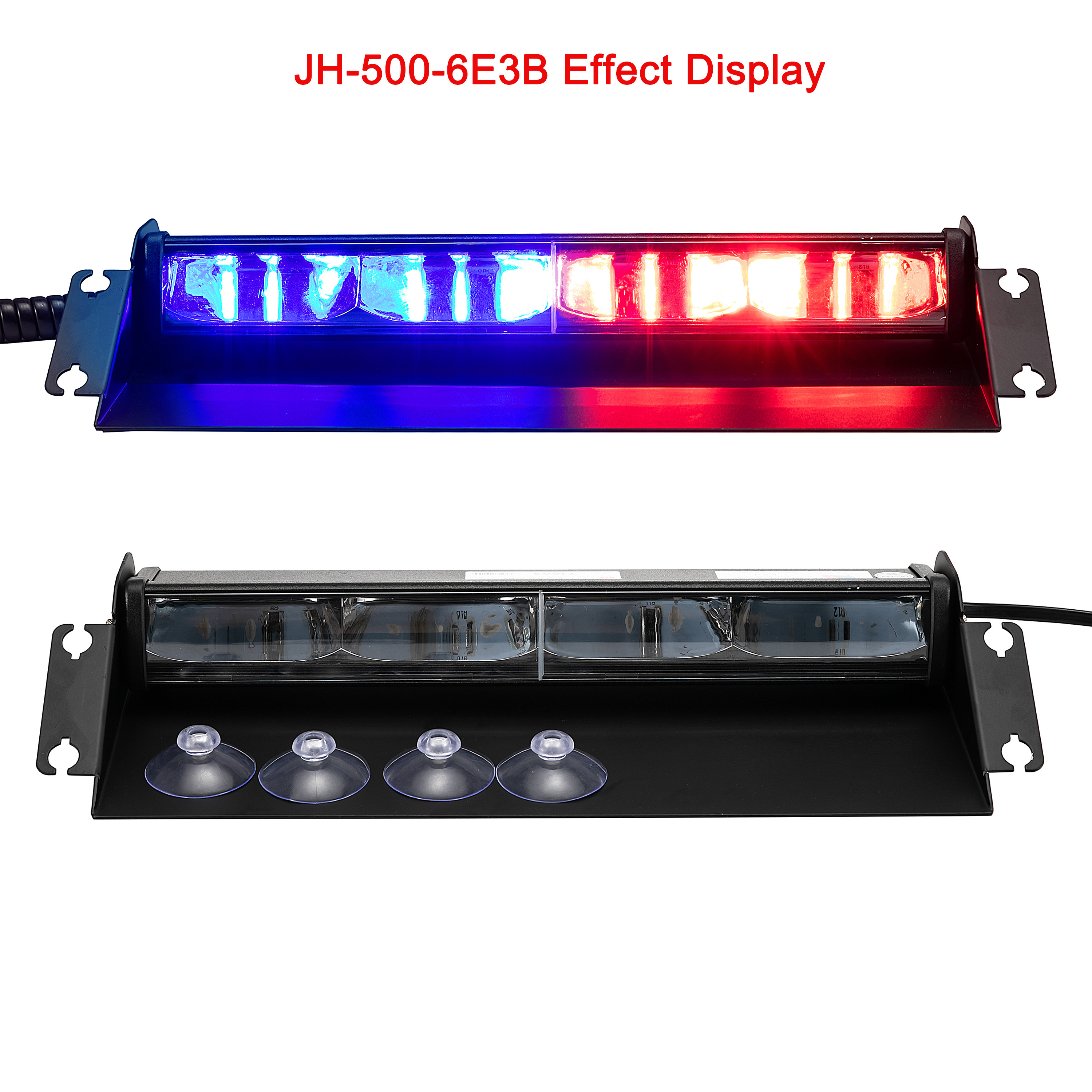 Universal Vehicles Waterproof Emergency Warning Flashing Osculum Type Sucker Led Light Bar