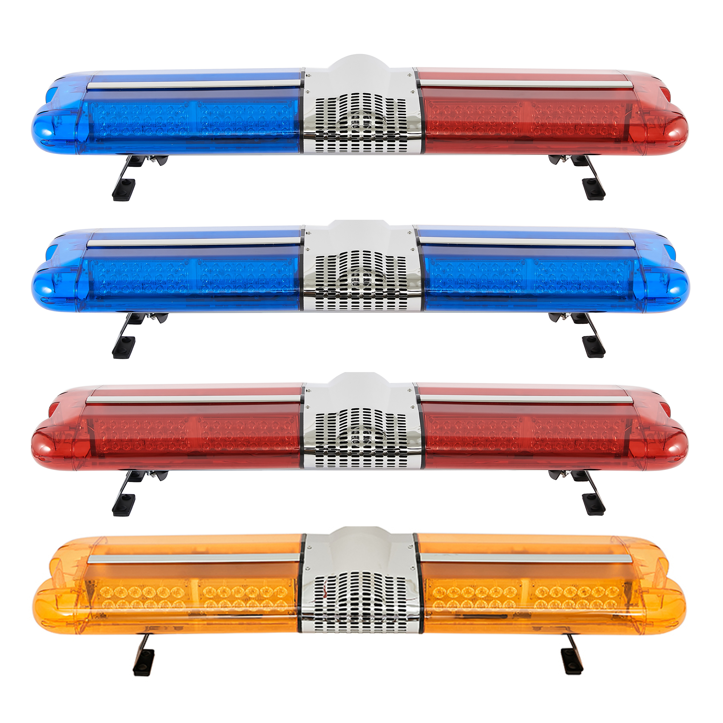 120Cm 24V Light Bar With Siren Speaker Led Warning Light For Ambulance Emergency Led Light