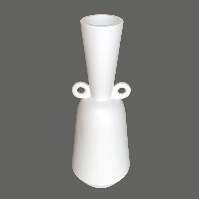 Fiberglass Flower Pot Handmade White Urn Vases Concrete Planter Molds