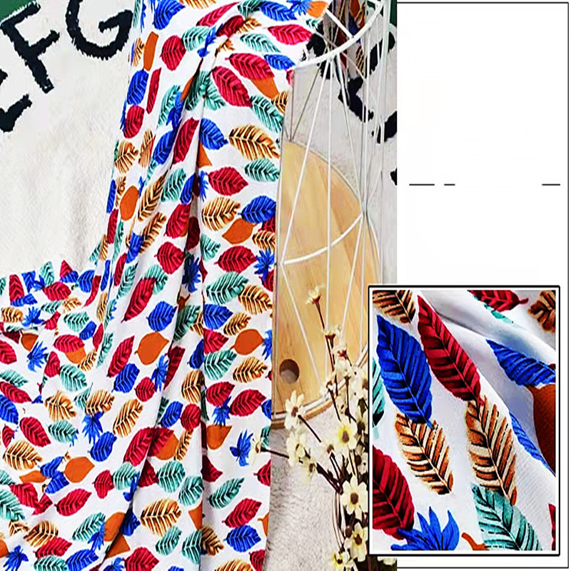 dress designs fat ladies calico print fabric high density viscose 100% rayon fabric