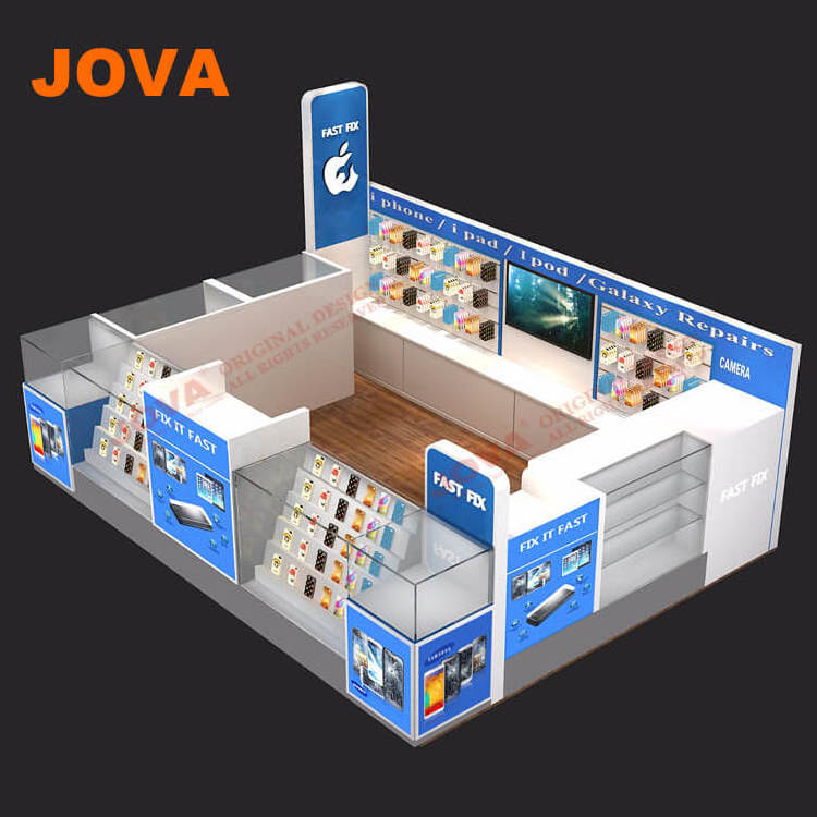 Custom Wooden Booth Prices Portable Ideas Mobile Retail For Sale Design Cell Phone Stand Mall Kiosk