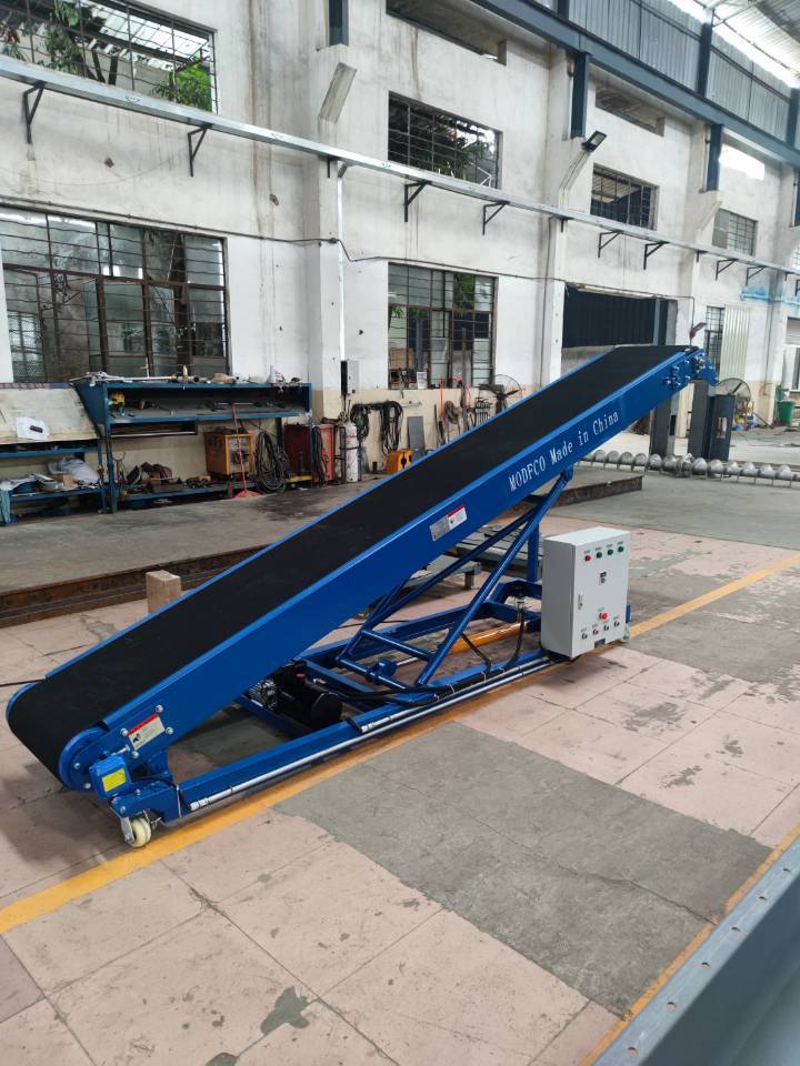 China manufacturer professional custom high efficiency container truck loading unloading conveyor system