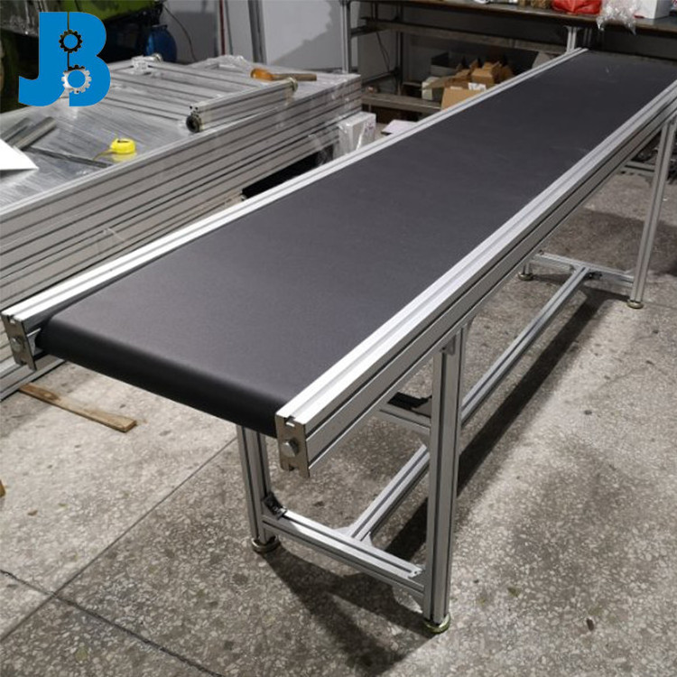 Factory custom simple structure horizontal rubber belt conveyor for packing