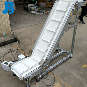 OEM custom portable mini cleated inclined belt conveyor made in guangzhou