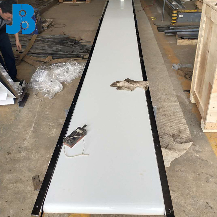 Factory custom simple structure horizontal rubber belt conveyor for packing