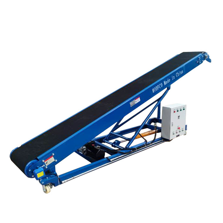 China manufacturer professional custom high efficiency container truck loading unloading conveyor system