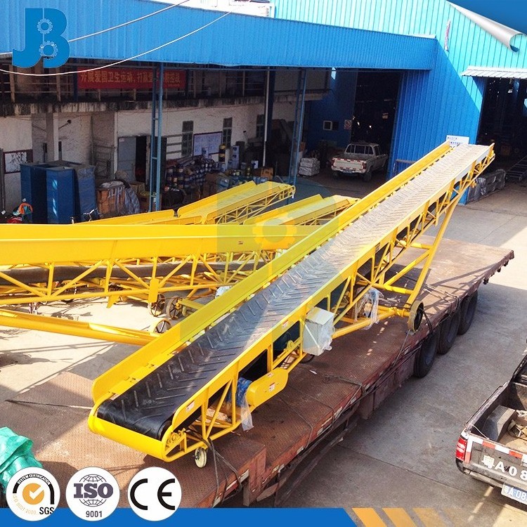 Jiabao factory price oem custom high efficiency rubber belt conveyor machine for material handling