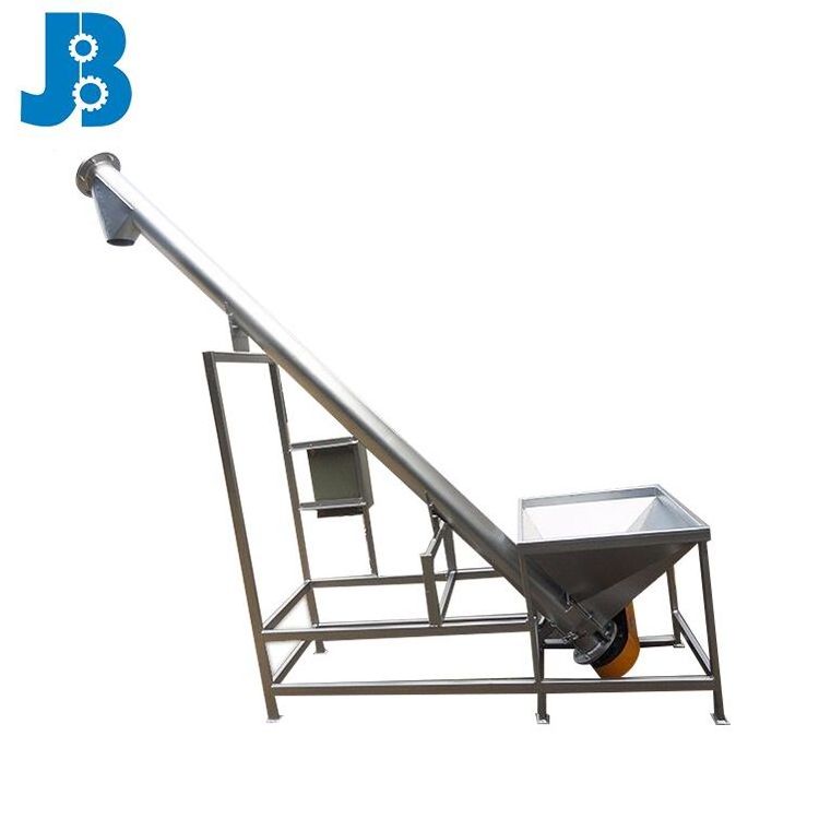 OEM custom flexible food powder screw conveyor/salt powder screw conveyor