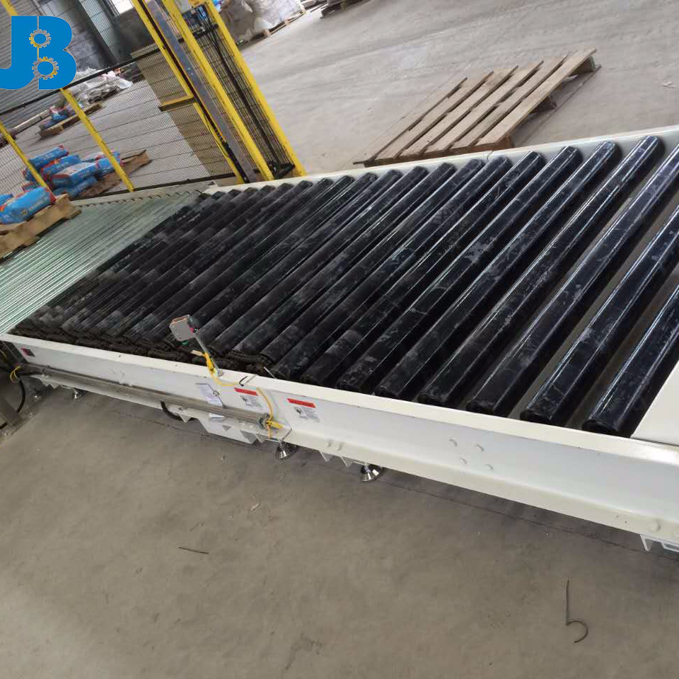 JiaBao heavy loading steel gravity roller conveyor used to transfer pallet