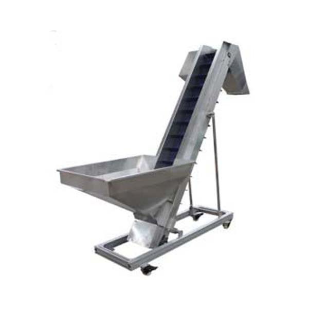 Inclined Sidewall Belt Conveyor Machine, bucket conveyor belt