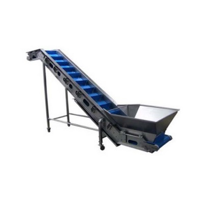 Inclined Sidewall Belt Conveyor Machine, bucket conveyor belt