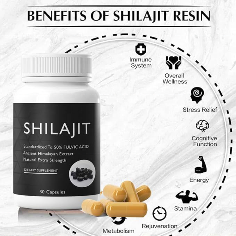 Private label OEM Shilajit capsule shilajit resin Shilajit capsules for sales