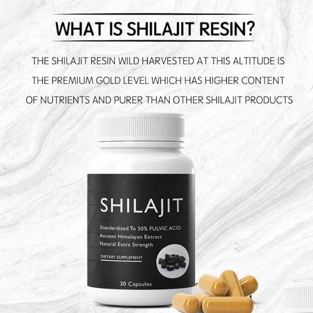 Private label OEM Shilajit capsule shilajit resin Shilajit capsules for sales