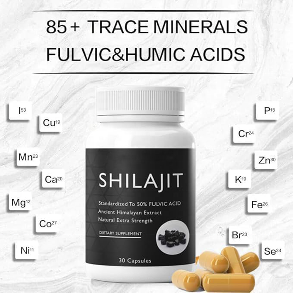 Private label OEM Shilajit capsule shilajit resin Shilajit capsules for sales