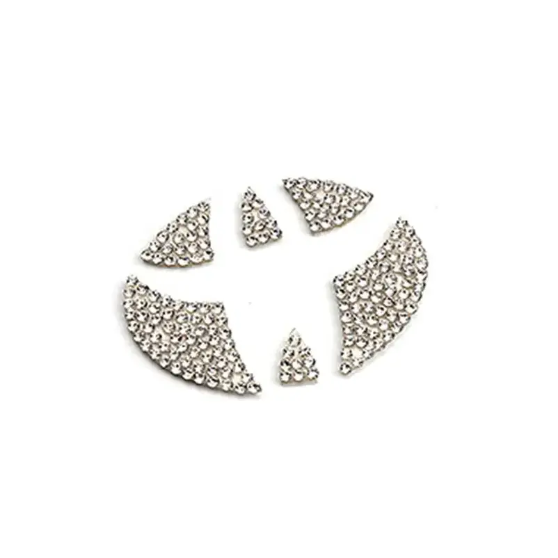 Toyota Interior Accessories Diamond Crystal Bling Steering Wheel Sticker For Logo Bling Car Steering Wheel Decorative