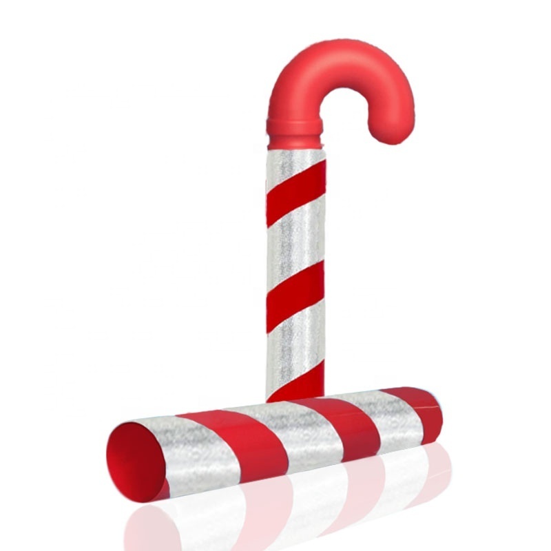 Clear Candy Cane Packaging Tubes