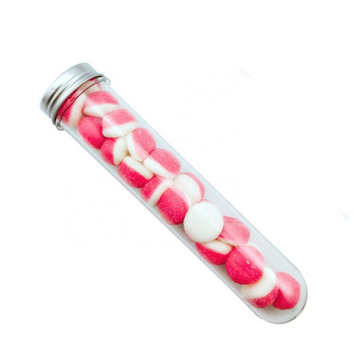 candy packaging test tube /clear plastic test tube