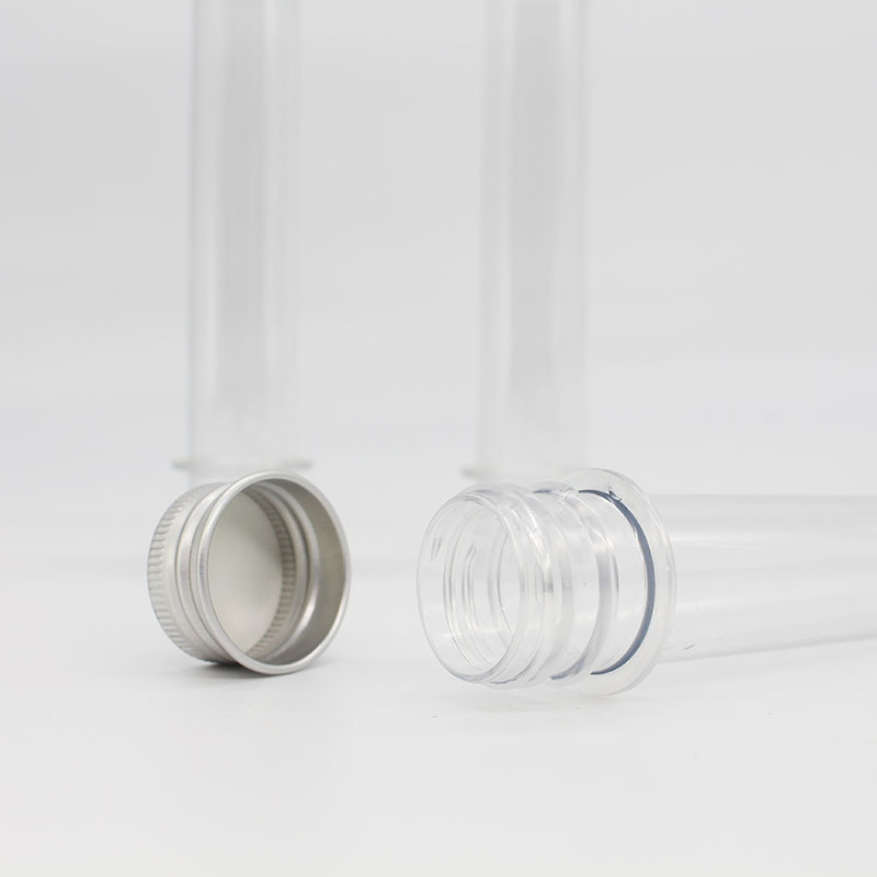 Clear transparent food grade PET 28ml 32ml 50ml 55ml plastic candy packaging test tube