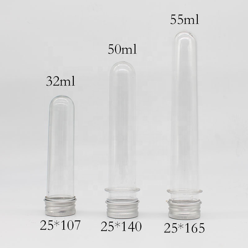 candy packaging test tube /clear plastic test tube