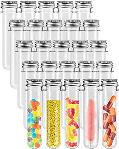 Plastic test tubes screw cap 40ml