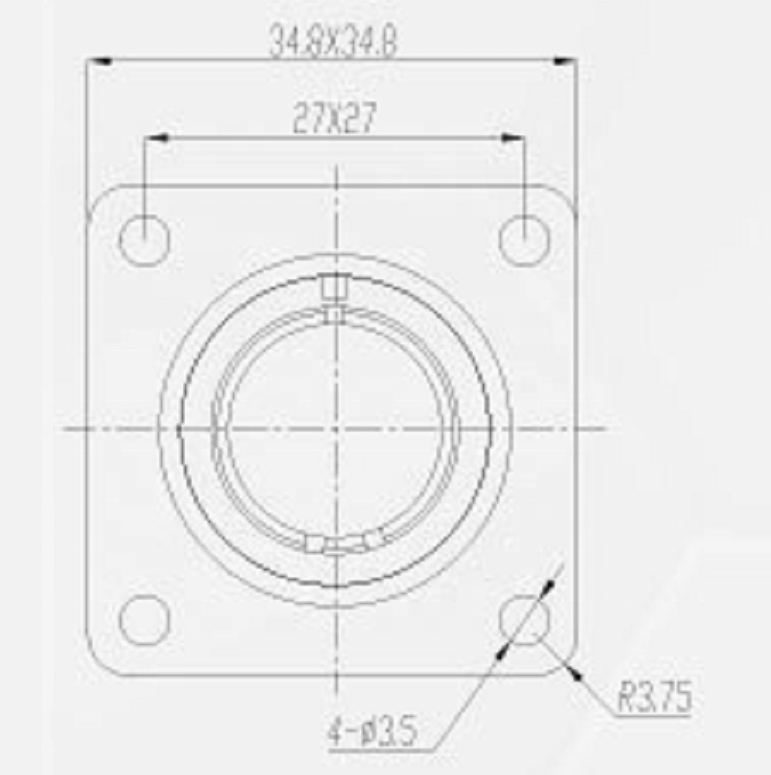 GIET Amphenol Factory Hot Sale Waterproof Circular Male And Female MS3106 MIL8SL-8 25mm diameter socket-C-5015 Connector 8Pin 1