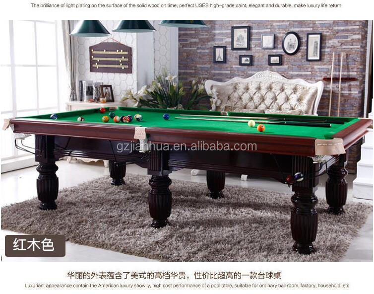 Professional Manufacturer 10FT Snooker pool table price