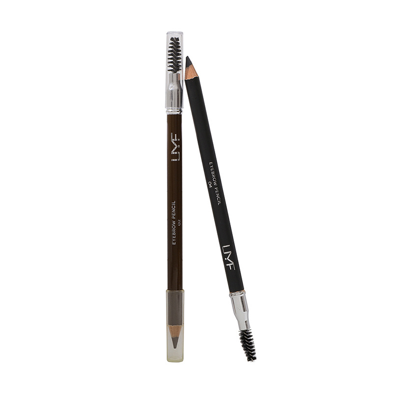 Waterproof Eyebrow Pencil With Brush Makeup Pen Permanent Eye Liner Black Brow Paint Eyebrow Pencil