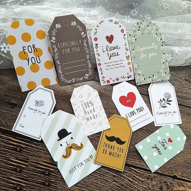 cheap printing tag gift,500pc cardboard paper hang tag for kids baby clothes with string,shoes swing tag in china maker