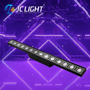 Popular 14x3w Dj Led Matrix Light 14pcs Rgb Warm White Led Pixel Bar 12x3w Lighting Dmx Led Wall Washer Beam Dj Stage Light