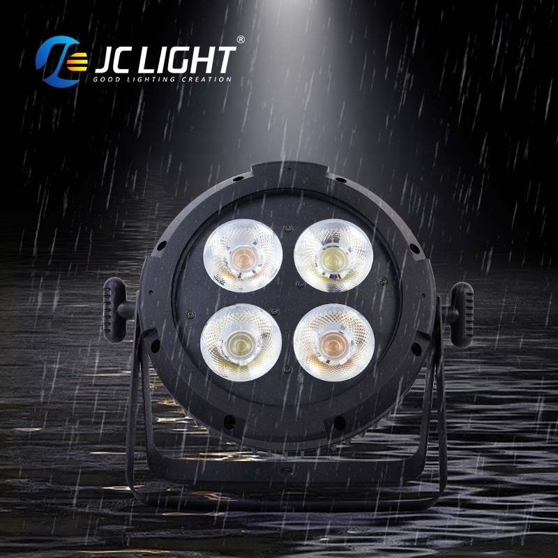 Waterproof 200w 4 Eyes Led Par Surface Light IP65 4x50w Warm Cool White Cob Par Led Stage Lights