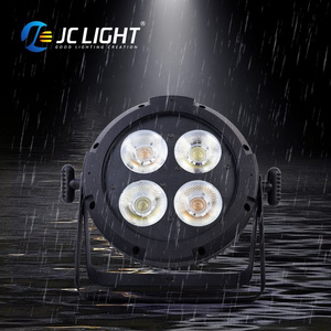 Waterproof 200w 4 Eyes Led Par Surface Light IP65 4x50w Warm Cool White Cob Par Led Stage Lights