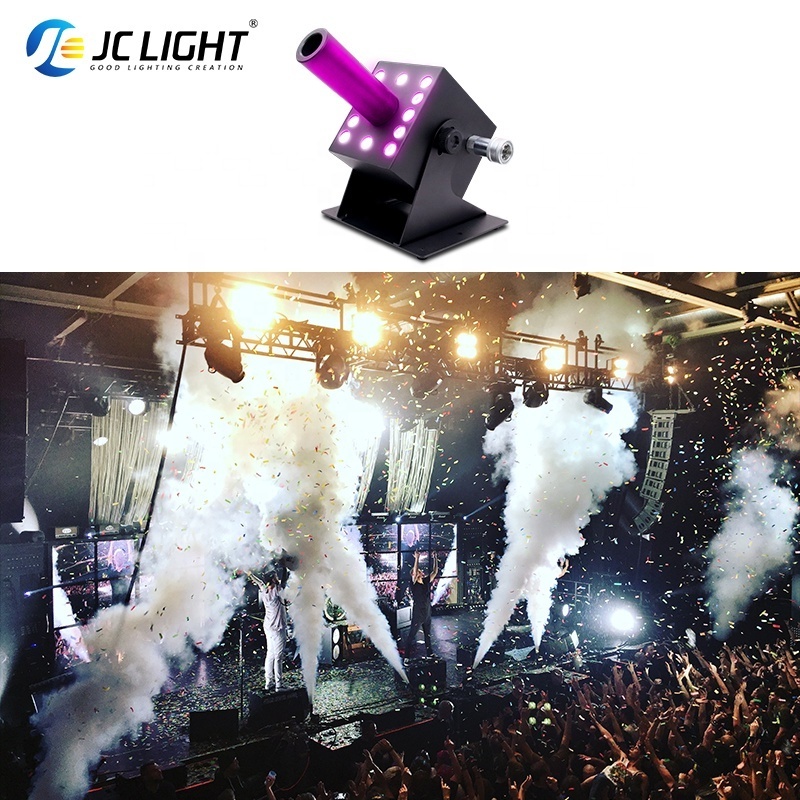 Professional Co2 Jet Disco Party Stage Effect Equipment Column Smoke Co2 Machine With Rgb Led