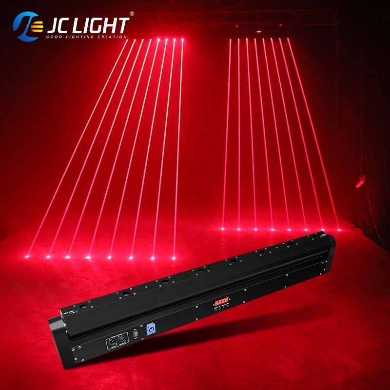 Hot Selling 8 Eyes Red Green Blue Laser Beam Moving Head Light Disco Rgb Laser Bar Light For Dj Nightclub