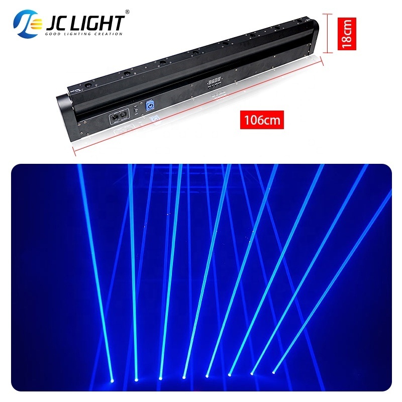 Hot Selling 8 Eyes Red Green Blue Laser Beam Moving Head Light Disco Rgb Laser Bar Light For Dj Nightclub