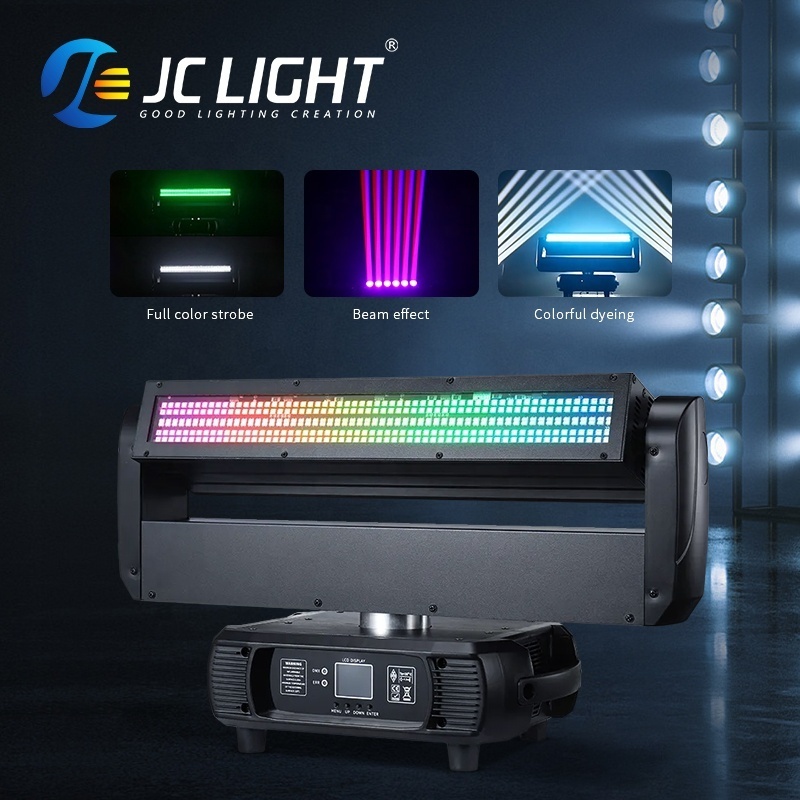 Double-sided Dj Strobe Lights Bar 6x60w Led Beam Wash Moving Head With Zoom For Disco Dj Events