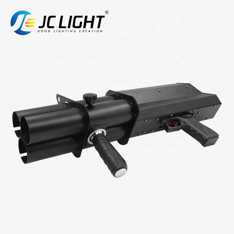 Stage Effects Battery Electric 3 Heads Confetti Cannon Gun For Dj Disco Nightclub Wedding Party